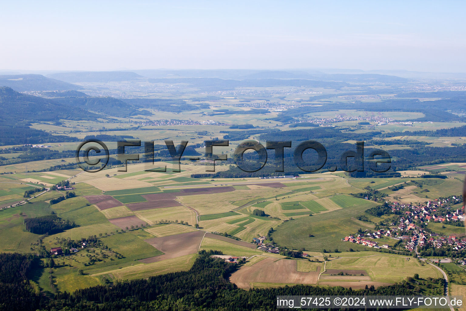 Rottweil, ESDSZ Airport in the district Zepfenhan in Rottweil in the state Baden-Wuerttemberg, Germany