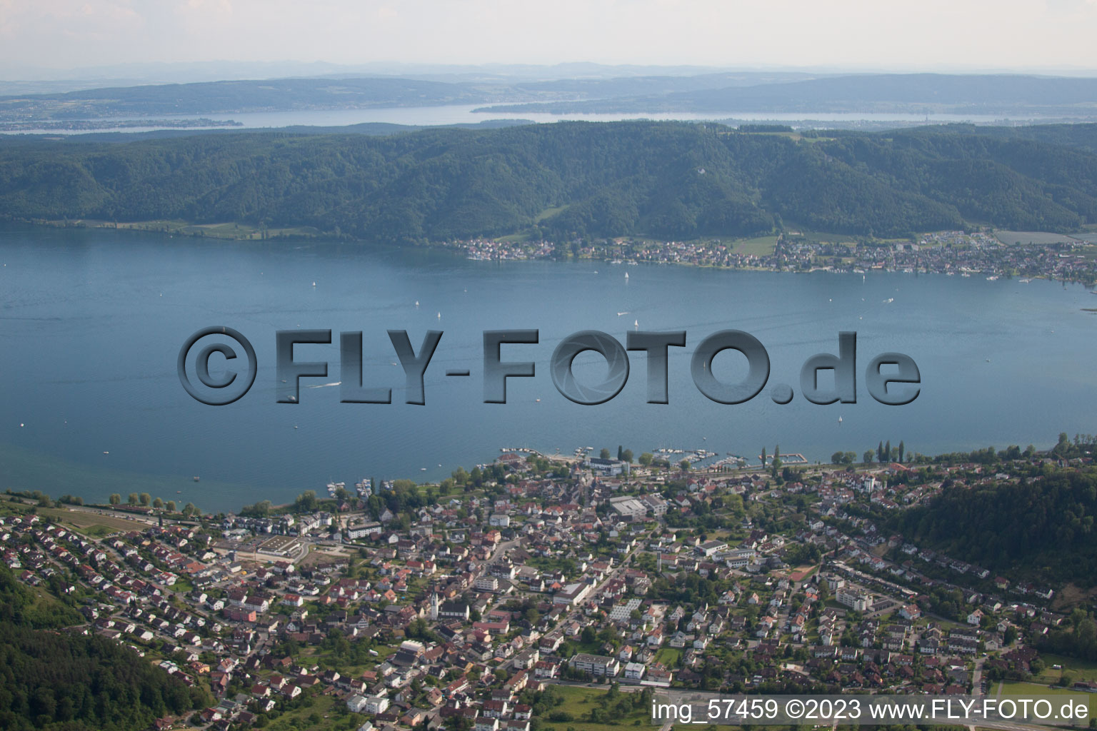 Village on the banks of the area Lake Constance in the district Bodman in Bodman-Ludwigshafen in the state Baden-Wurttemberg