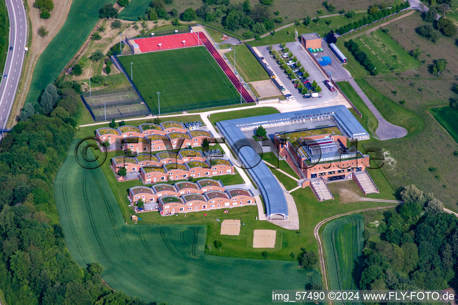 Aerial photograpy of Überlingen in the state Baden-Wuerttemberg, Germany