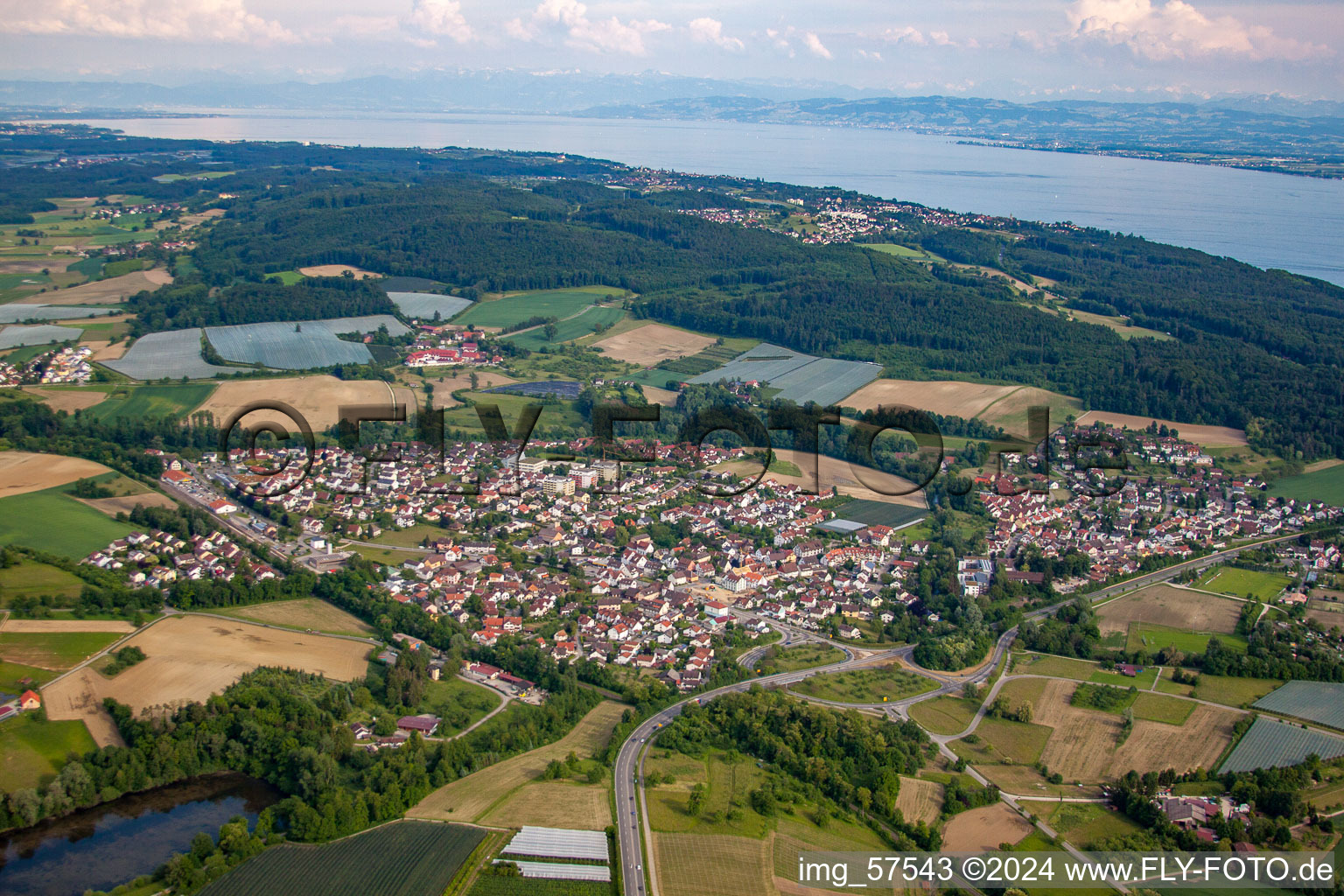 District Oberuhldingen in Uhldingen-Mühlhofen in the state Baden-Wuerttemberg, Germany