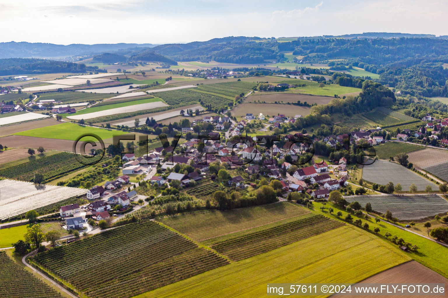 District Lippertsreute in Überlingen in the state Baden-Wuerttemberg, Germany