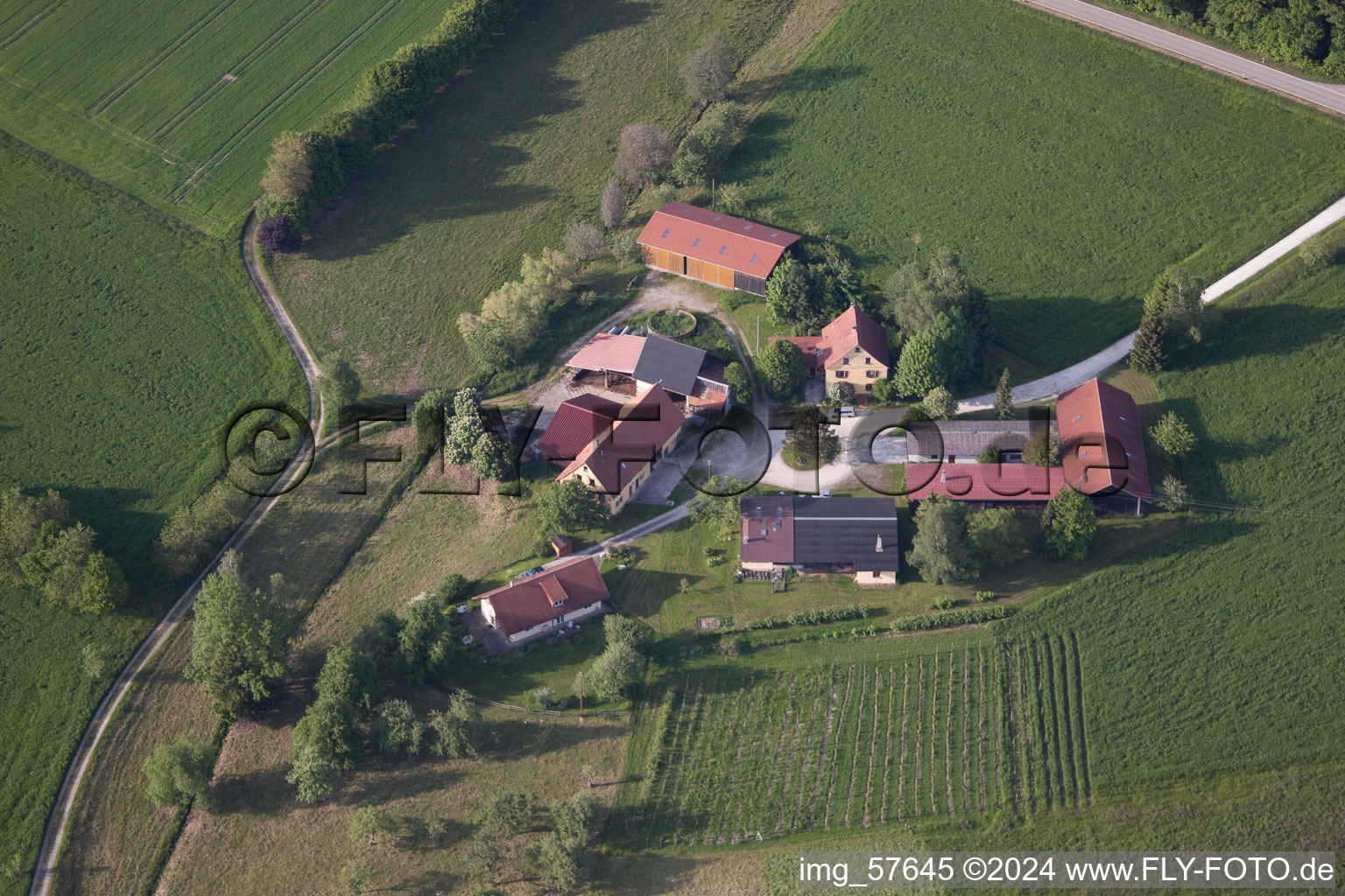 Roth in the state Baden-Wuerttemberg, Germany out of the air