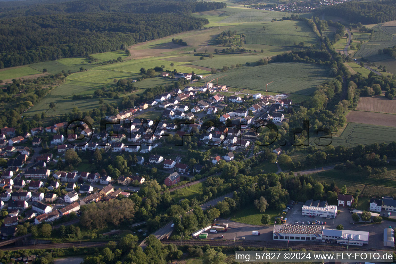 At Hohenstein in the district Rinklingen in Bretten in the state Baden-Wuerttemberg, Germany