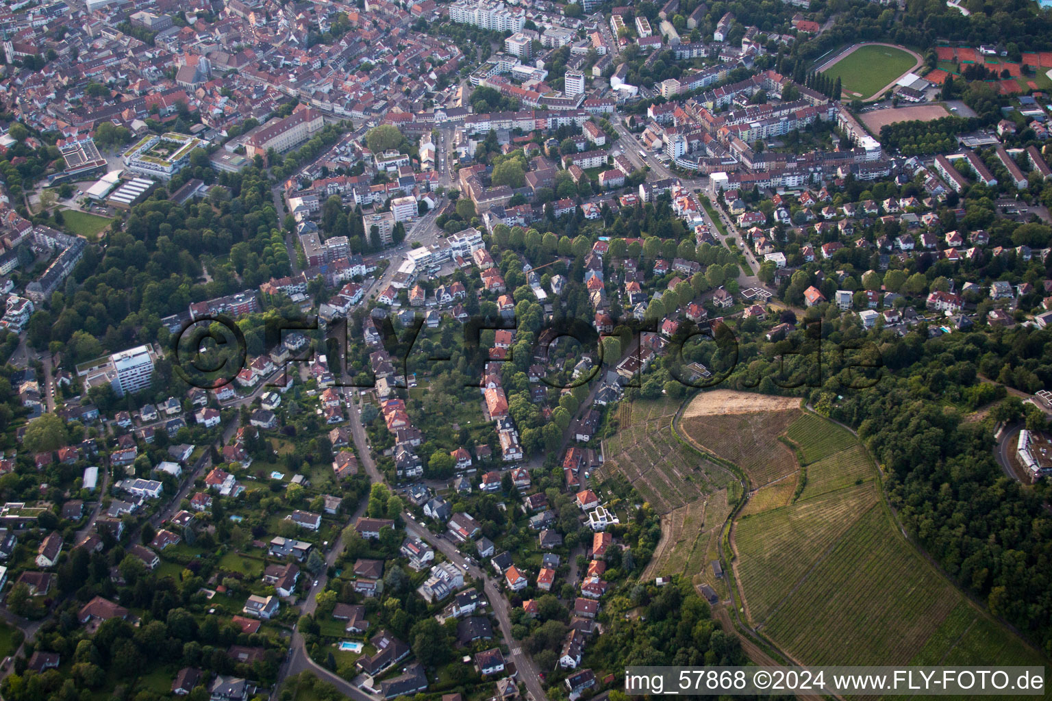 Geigersberg in the district Durlach in Karlsruhe in the state Baden-Wuerttemberg, Germany