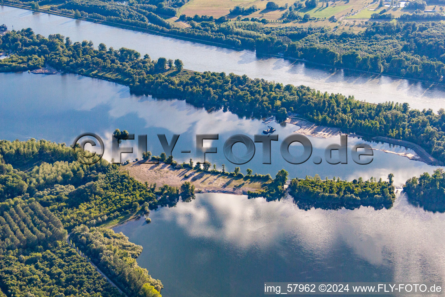 Gold Channel in Elchesheim-Illingen in the state Baden-Wuerttemberg, Germany