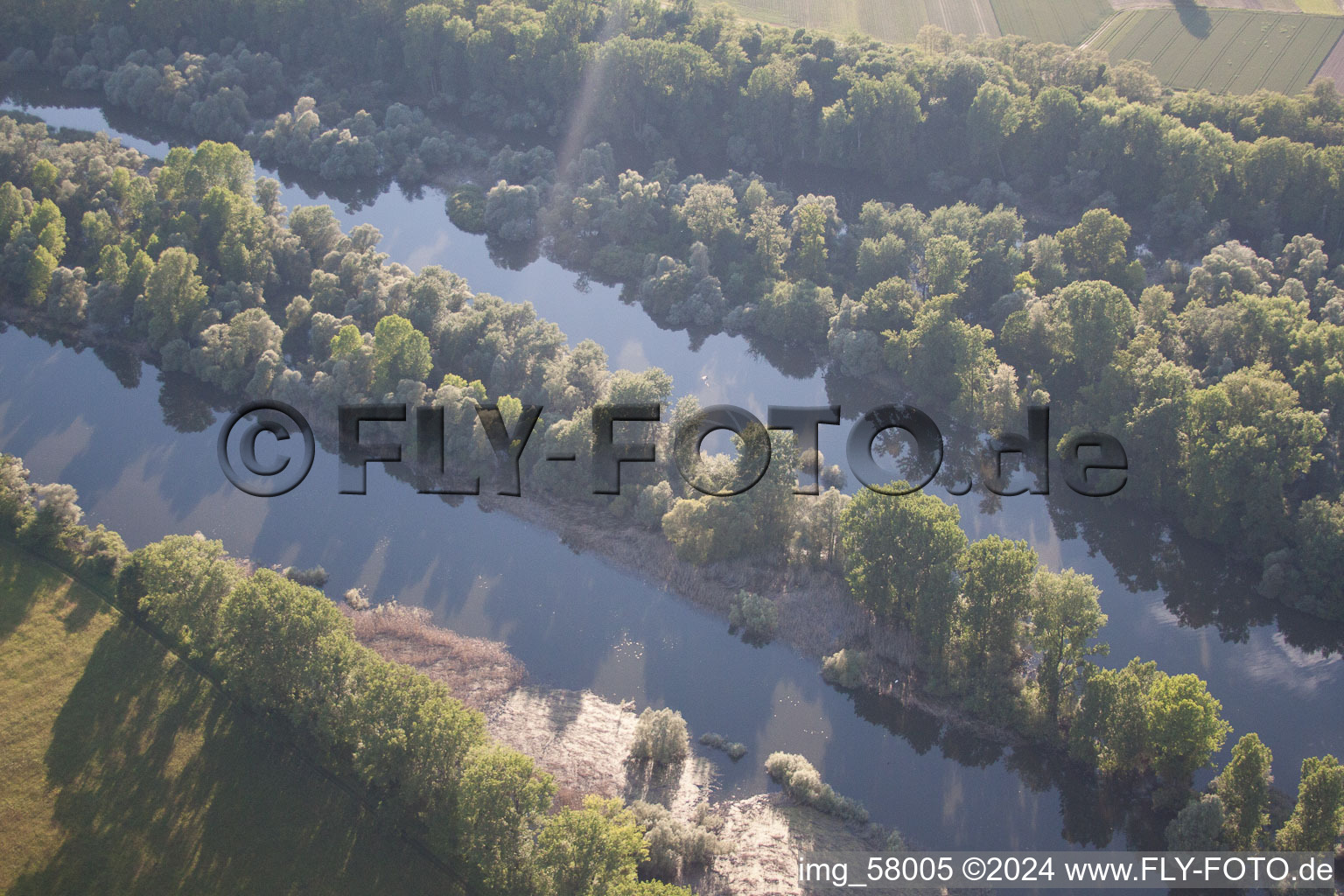 Munchhausen in the state Bas-Rhin, France from the drone perspective