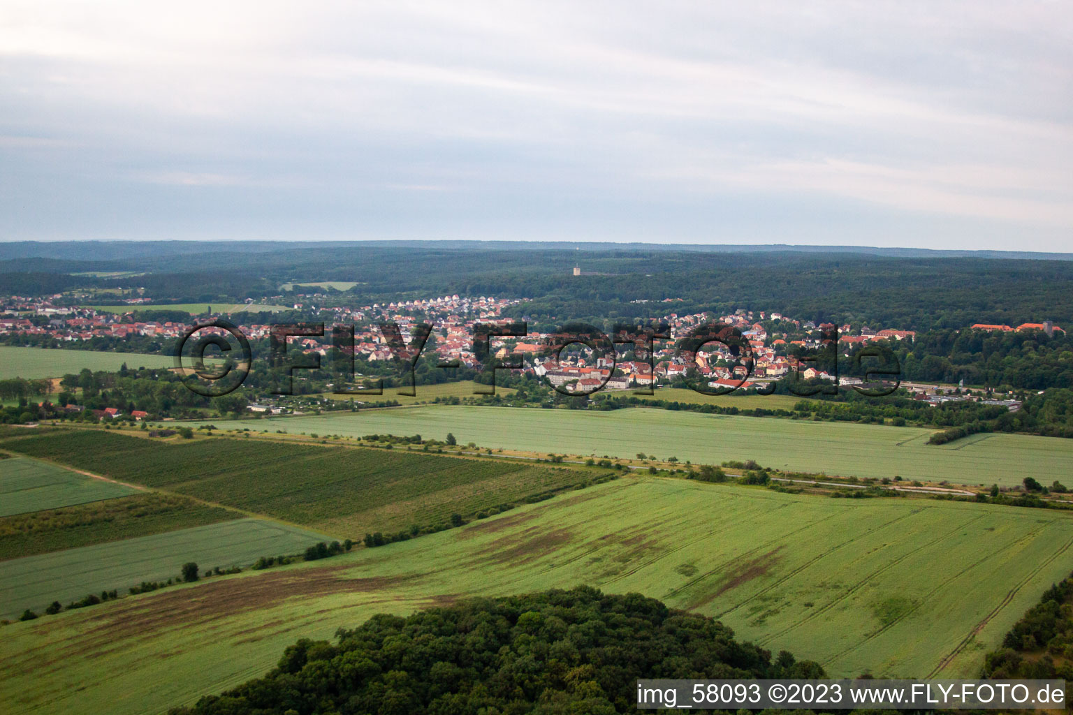 From the north in Ballenstedt in the state Saxony-Anhalt, Germany