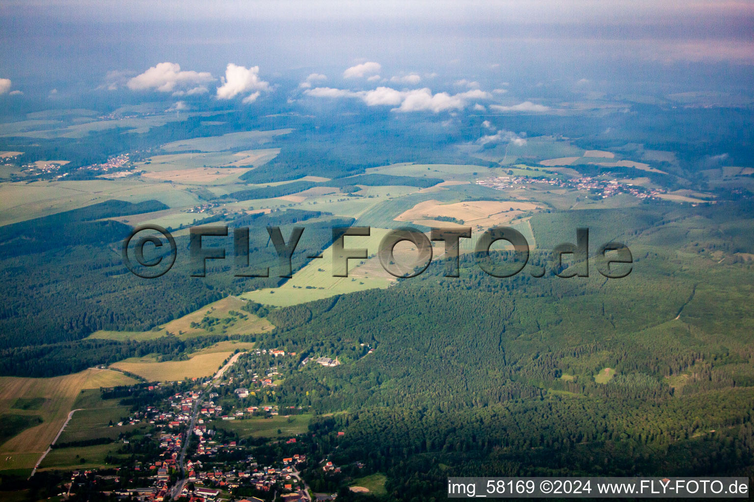 District Friedrichsbrunn in Thale in the state Saxony-Anhalt, Germany