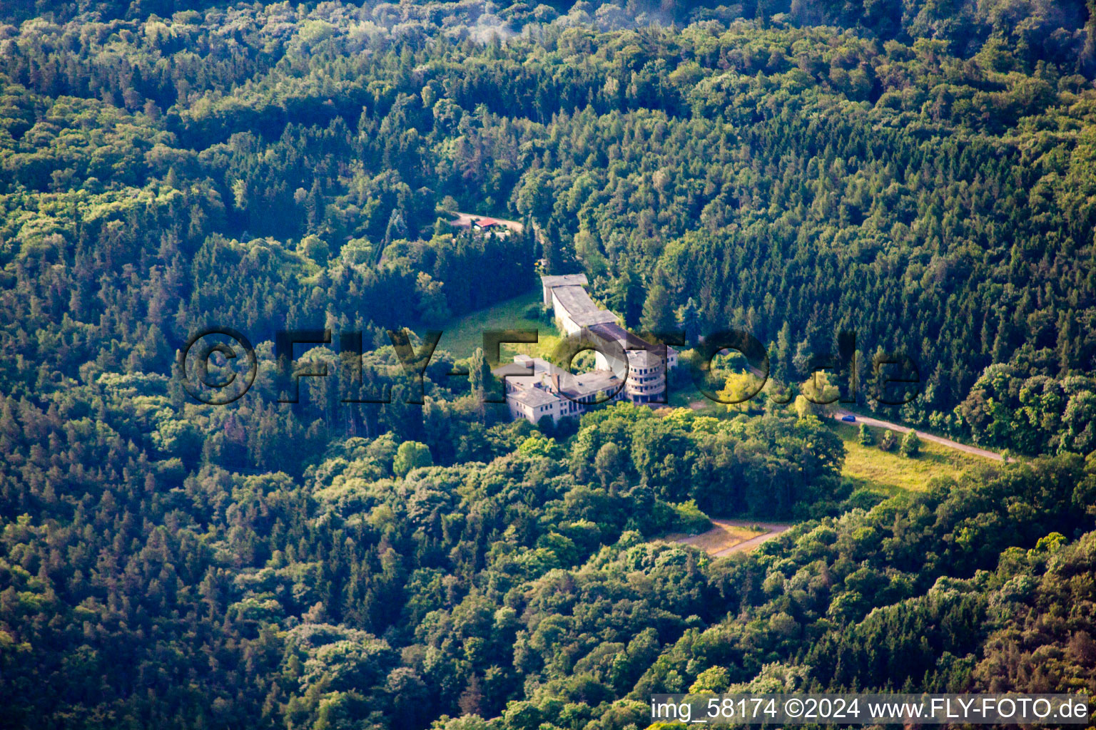 FDGB Home Am Kuhkopf in the district Gernrode in Quedlinburg in the state Saxony-Anhalt, Germany