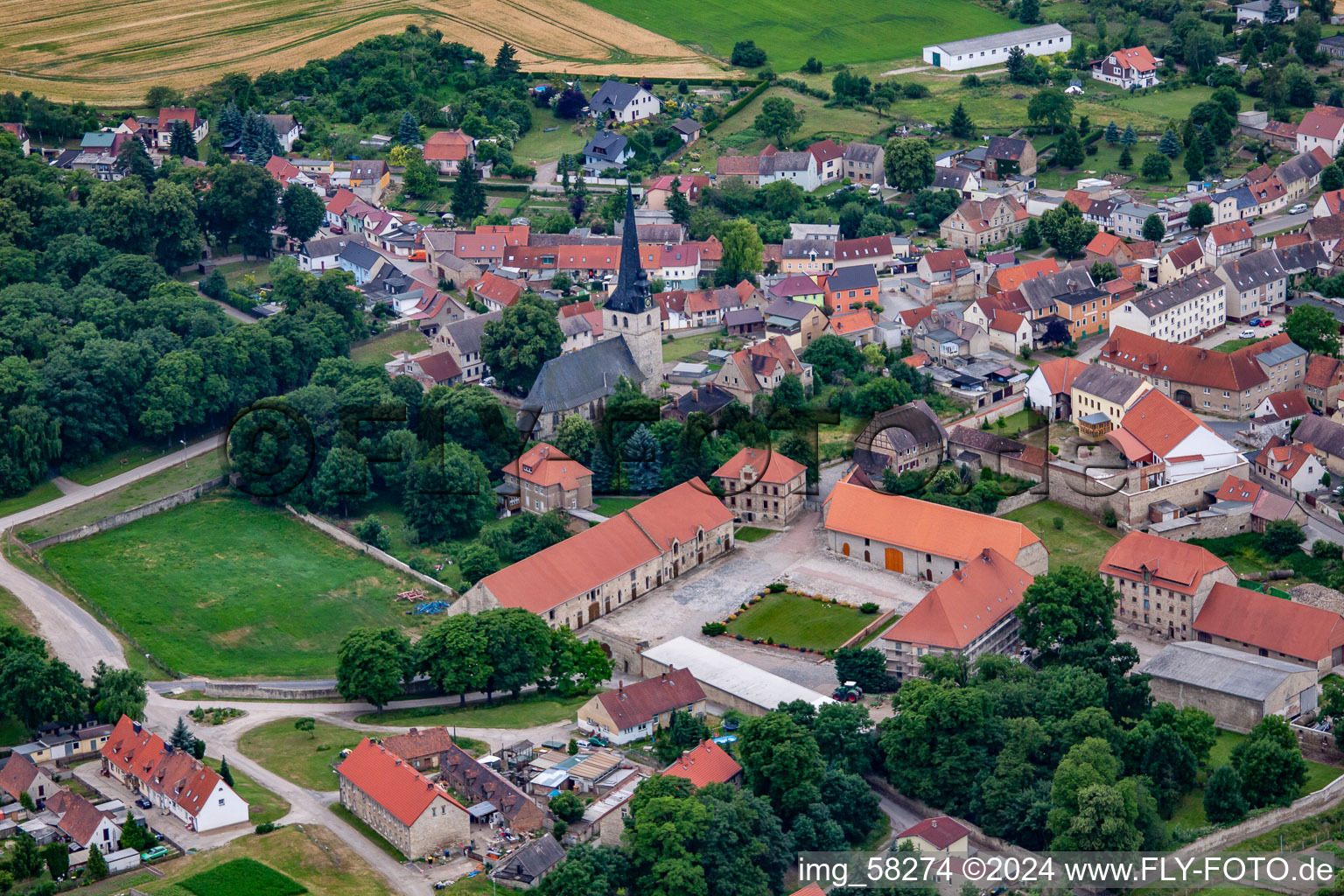 Taentzler Agricultural Estate in the district Cochstedt in Hecklingen in the state Saxony-Anhalt, Germany