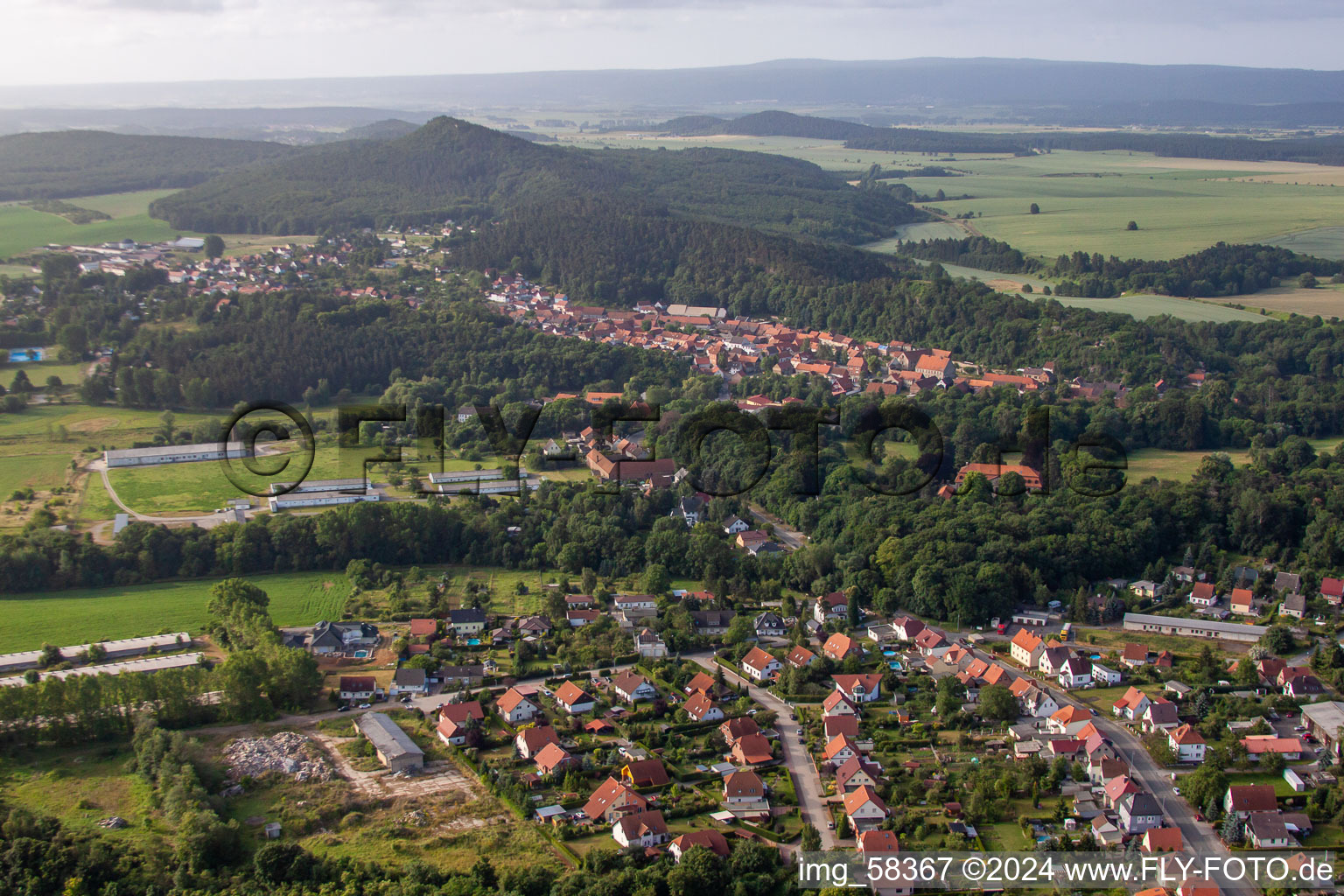 District Langenstein in Halberstadt in the state Saxony-Anhalt, Germany