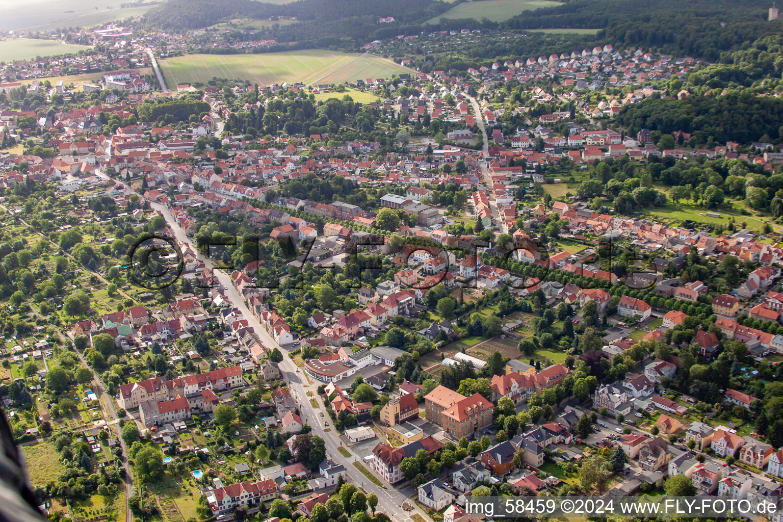 B185 in Ballenstedt in the state Saxony-Anhalt, Germany