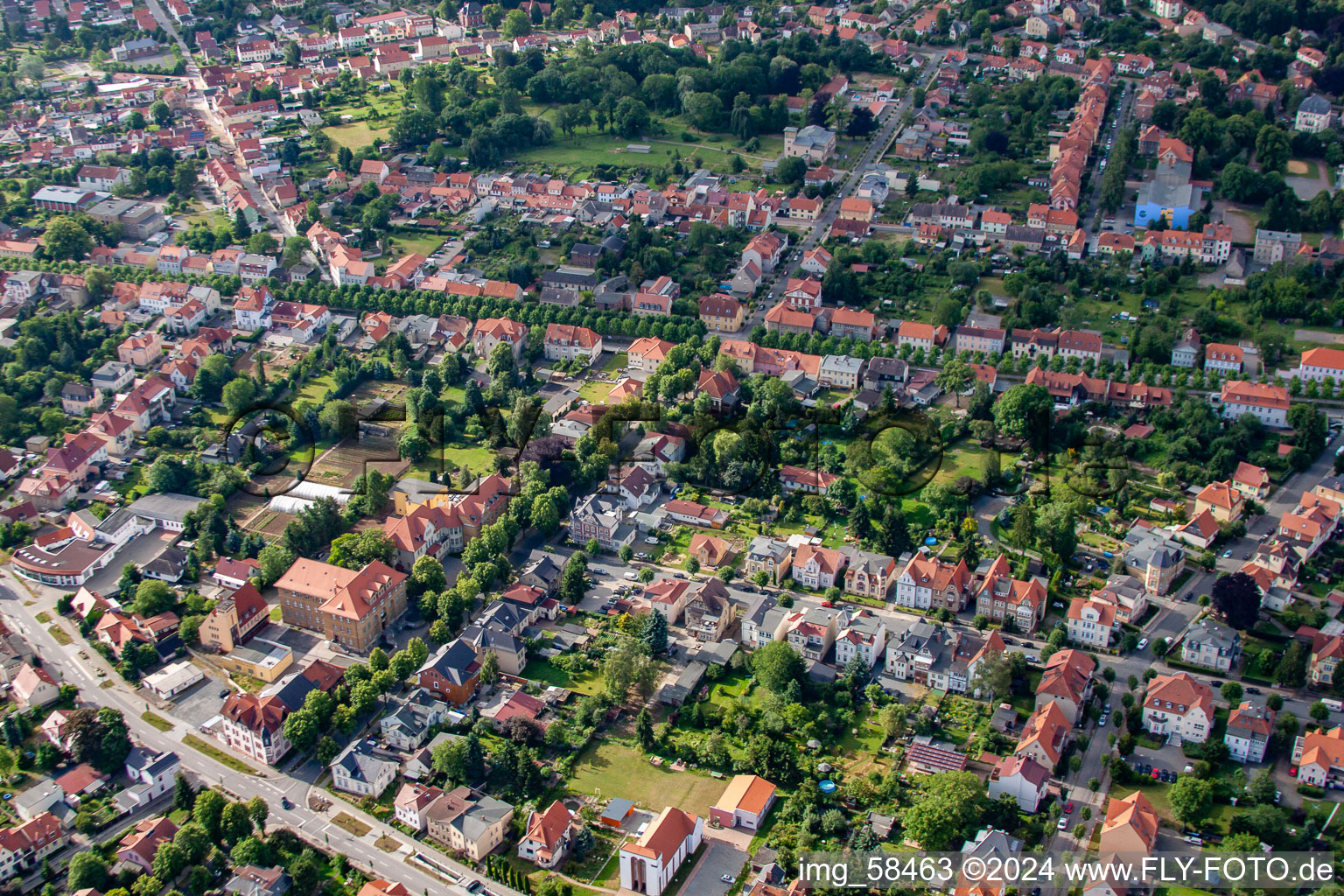 Between B185 and Allee in Ballenstedt in the state Saxony-Anhalt, Germany