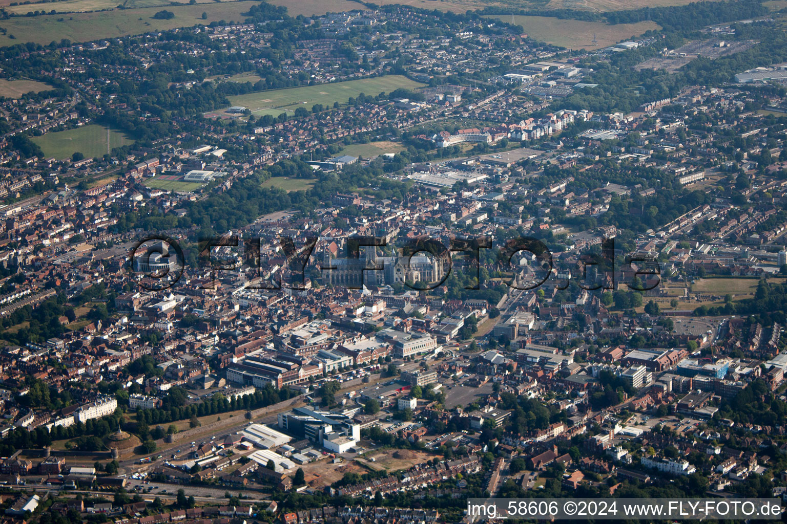 Canterbury in Thanington in the state England, Great Britain