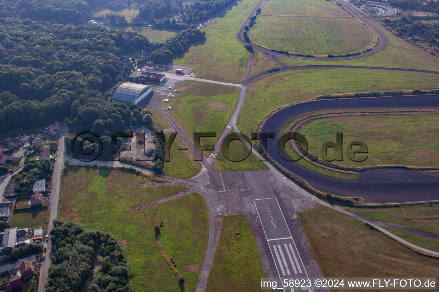 St Omer Airport in Longuenesse in the state Pas de Calais, France