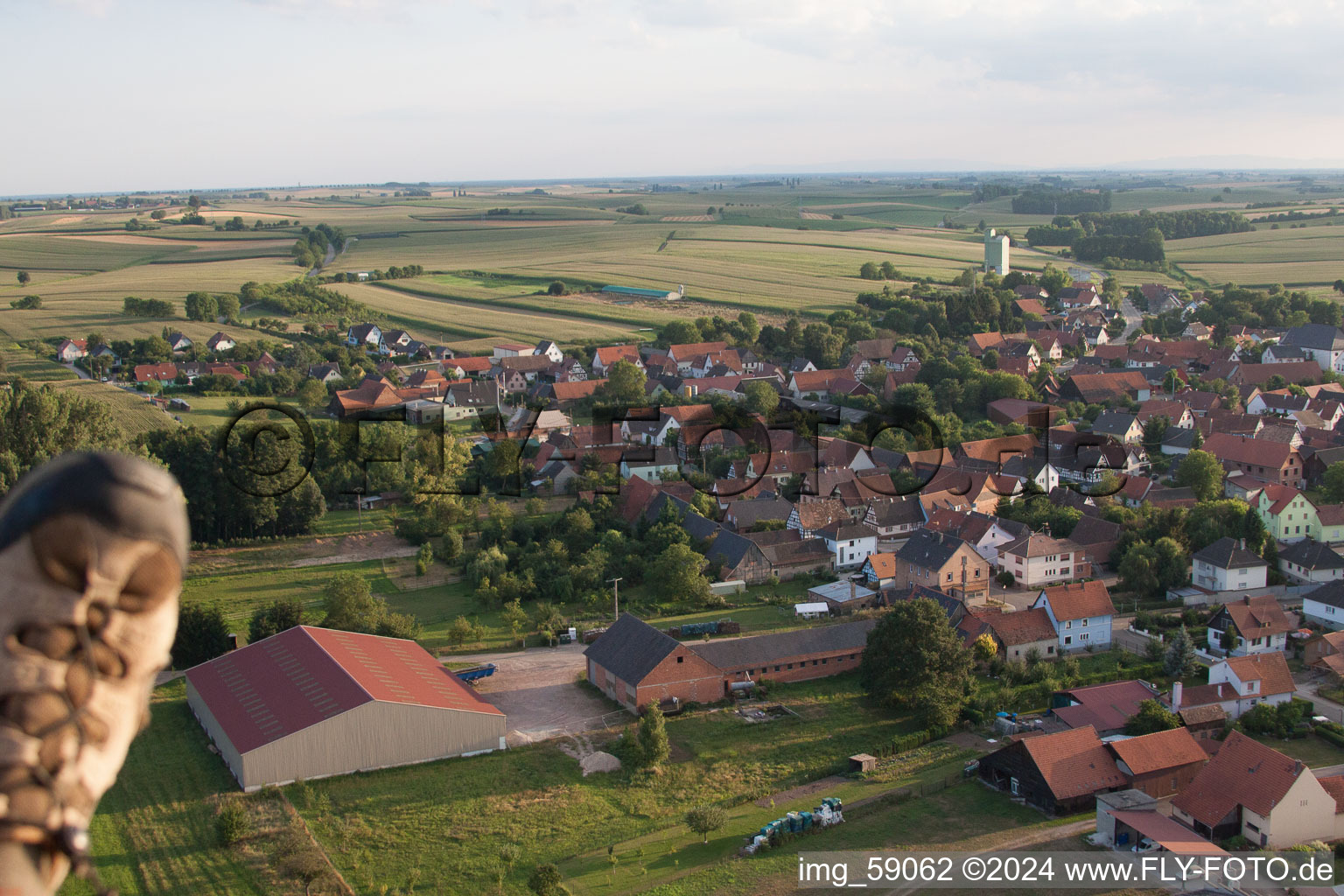 Drone recording of Salmbach in the state Bas-Rhin, France