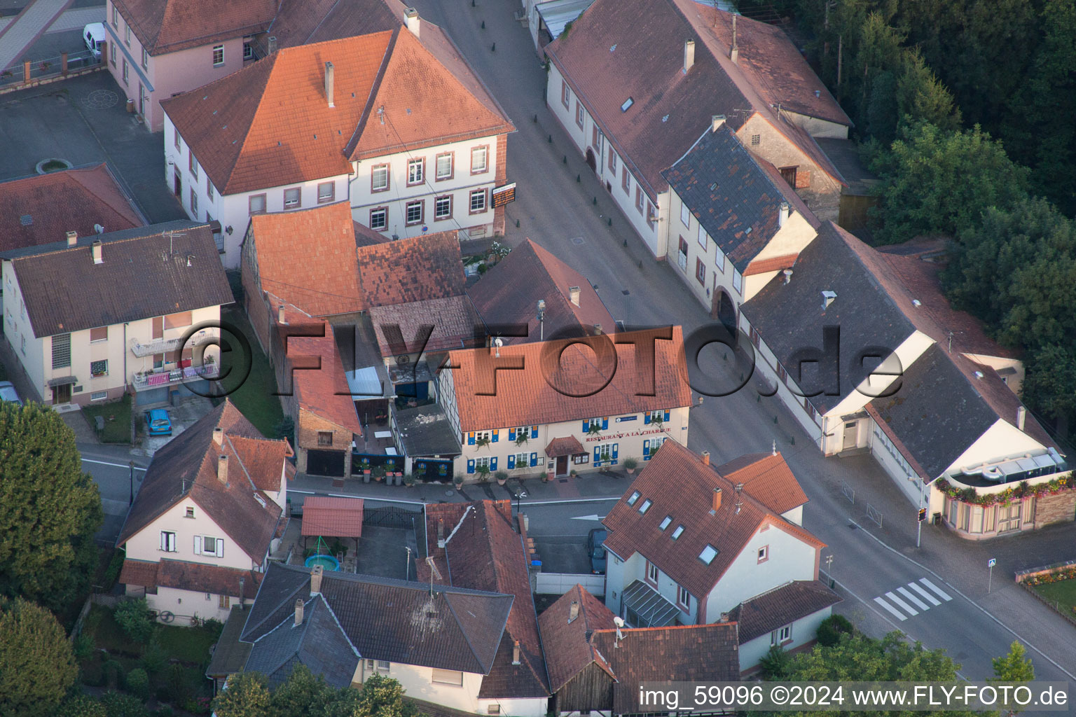 Restaurant a la Charrue (Gilbert) in Lauterbourg in the state Bas-Rhin, France