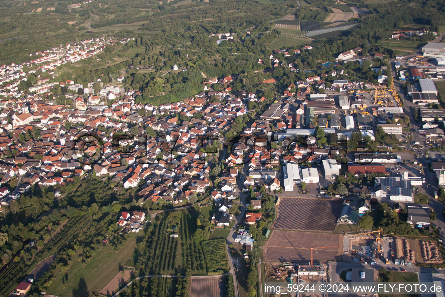 Schwarzwaldstr in Renchen in the state Baden-Wuerttemberg, Germany