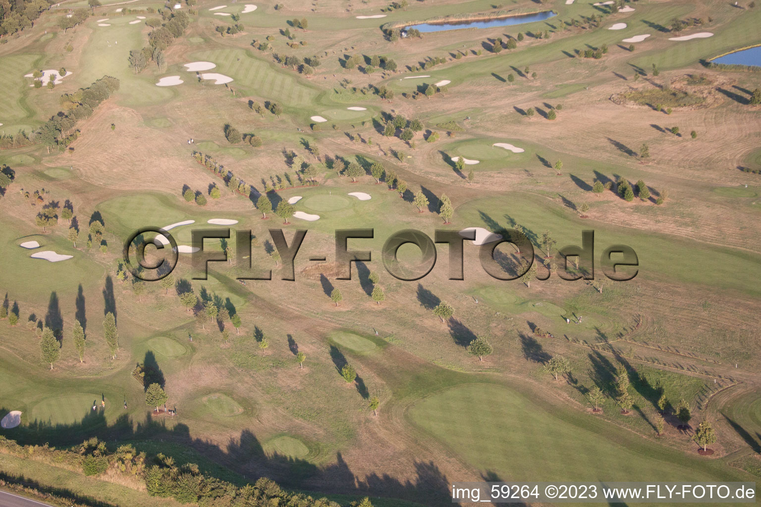 Drone image of Golf club Urloffen in the district Urloffen in Appenweier in the state Baden-Wuerttemberg, Germany