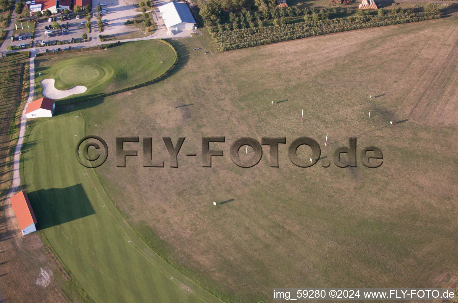 Drone recording of Golf Club Urloffen in the district Urloffen in Appenweier in the state Baden-Wuerttemberg, Germany