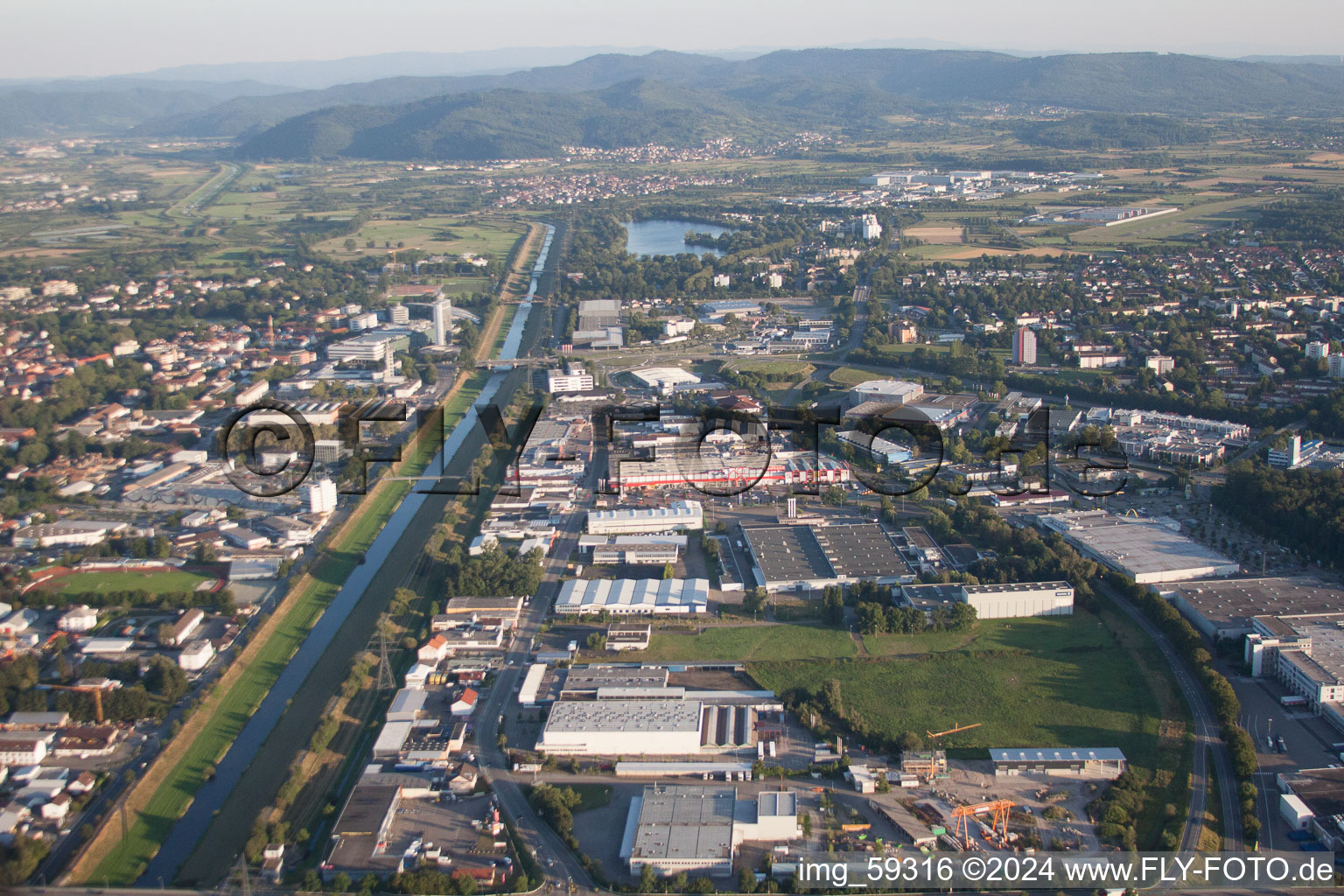 District Uffhofen in Offenburg in the state Baden-Wuerttemberg, Germany