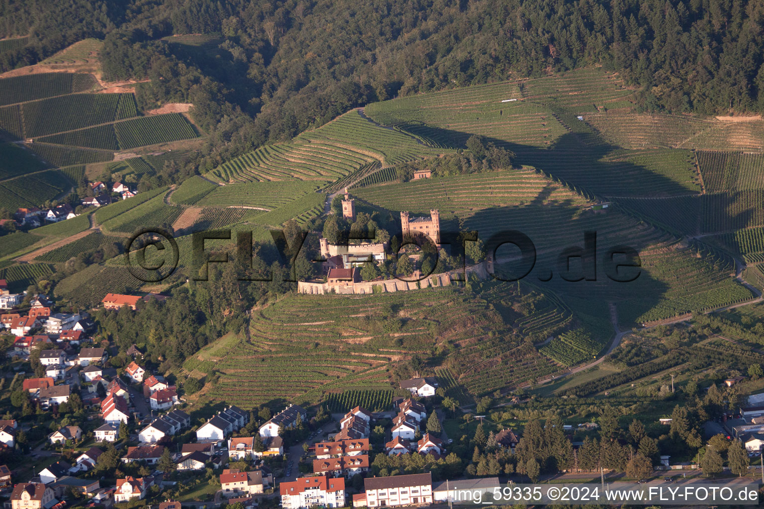 Castle Ortenberg in Ortenberg in the state Baden-Wuerttemberg, Germany