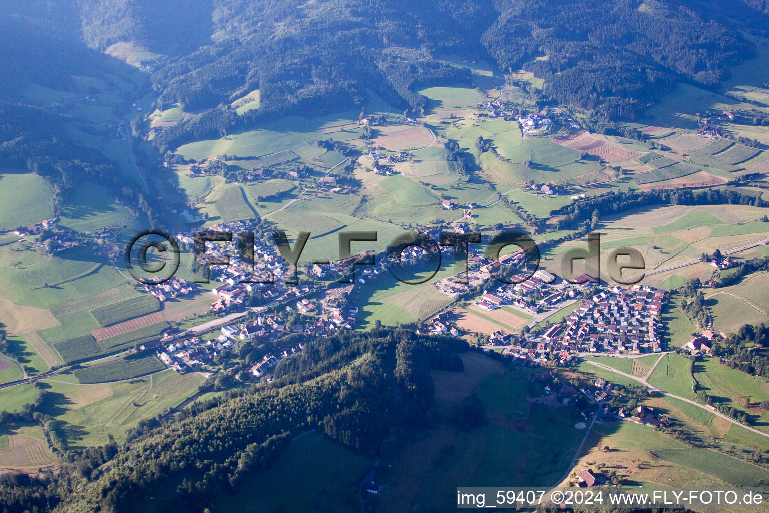 Elz Valley in Elzach in the state Baden-Wuerttemberg, Germany