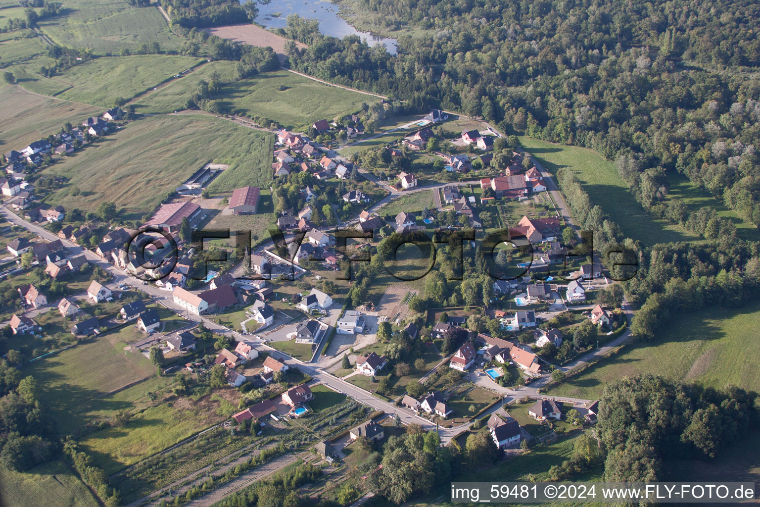 Daubensand in the state Bas-Rhin, France