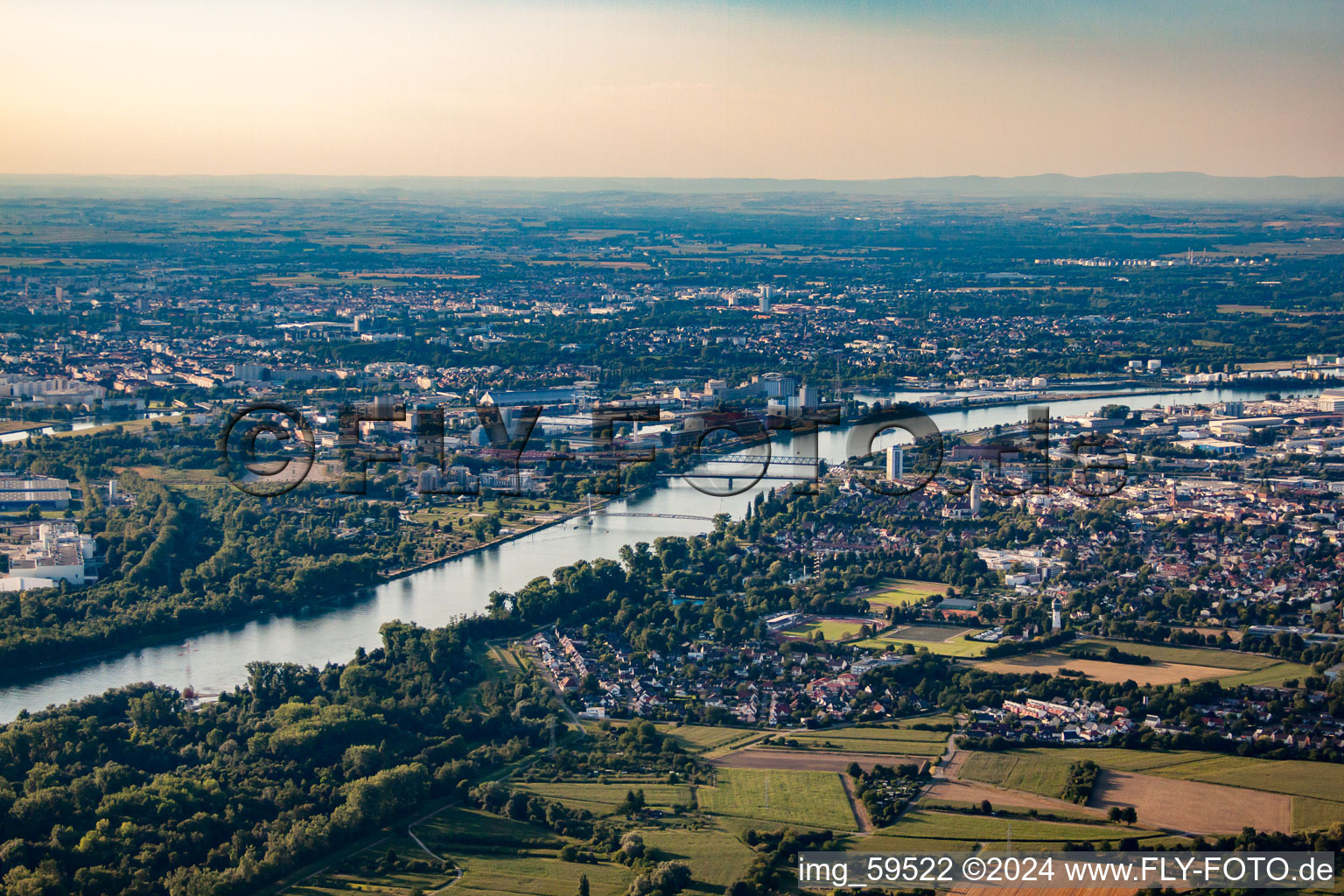 Strasbourg and Kehl in the district Port du Rhin Centre Ouest in Straßburg in the state Bas-Rhin, France