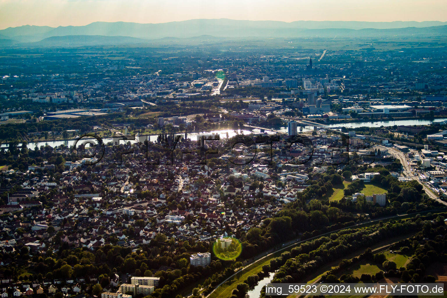 Strasbourg and Kehl in Kehl in the state Baden-Wuerttemberg, Germany