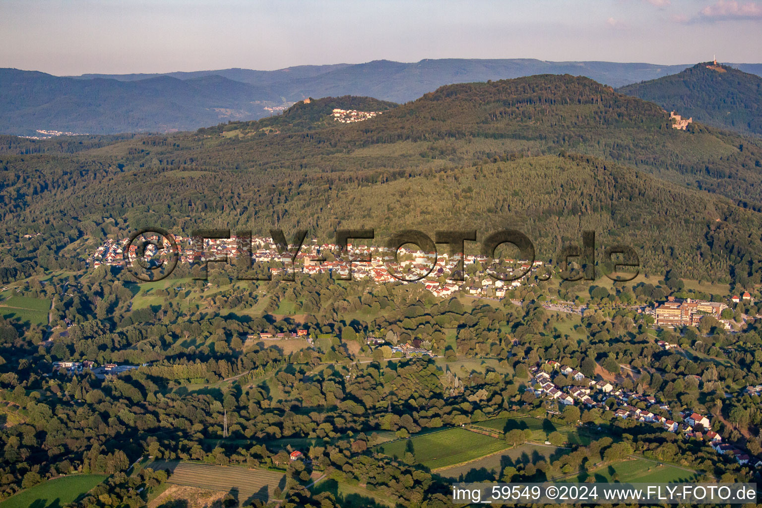 Aerial photograpy of District Balg in Baden-Baden in the state Baden-Wuerttemberg, Germany