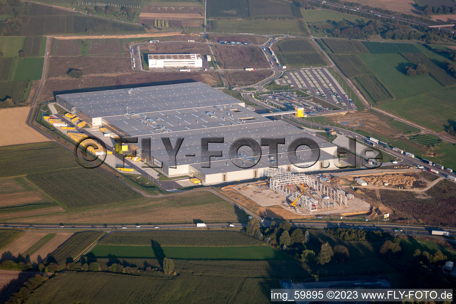Aerial photograpy of N in Pforzheim in the state Baden-Wuerttemberg, Germany