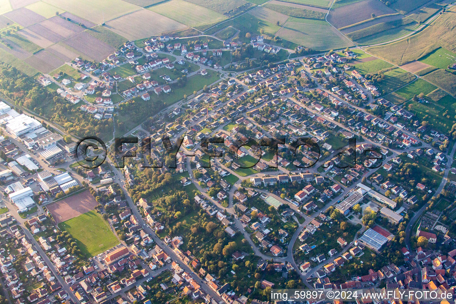 District Stein in Königsbach-Stein in the state Baden-Wuerttemberg, Germany