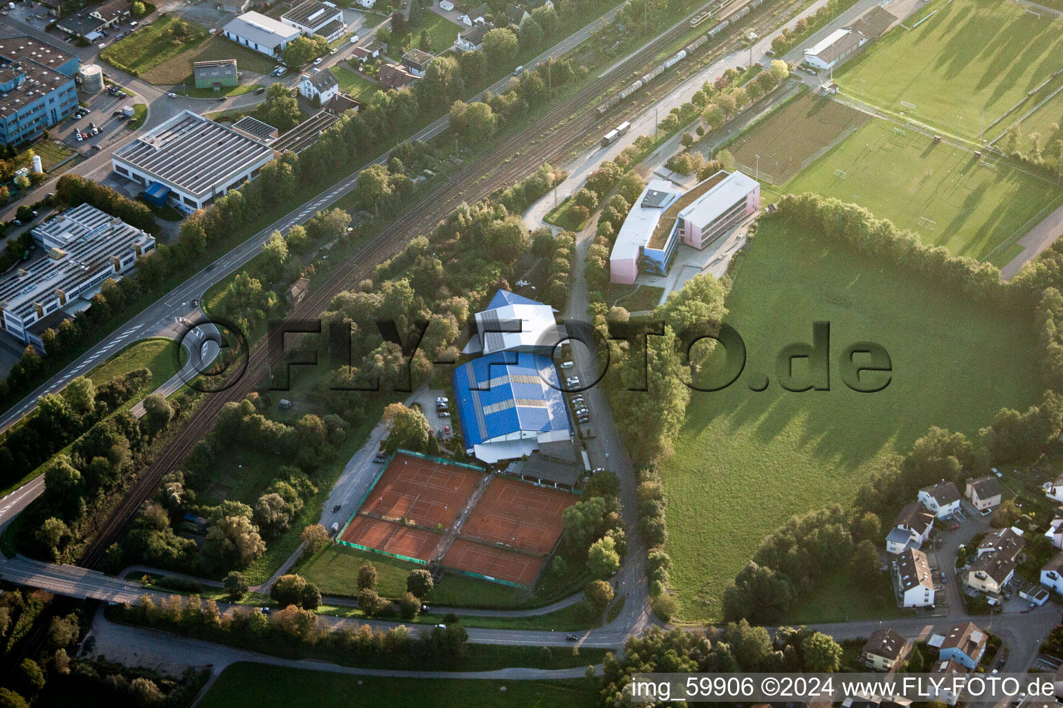 Sports & Tennis Park Remchingen in the district Wilferdingen in Remchingen in the state Baden-Wuerttemberg, Germany