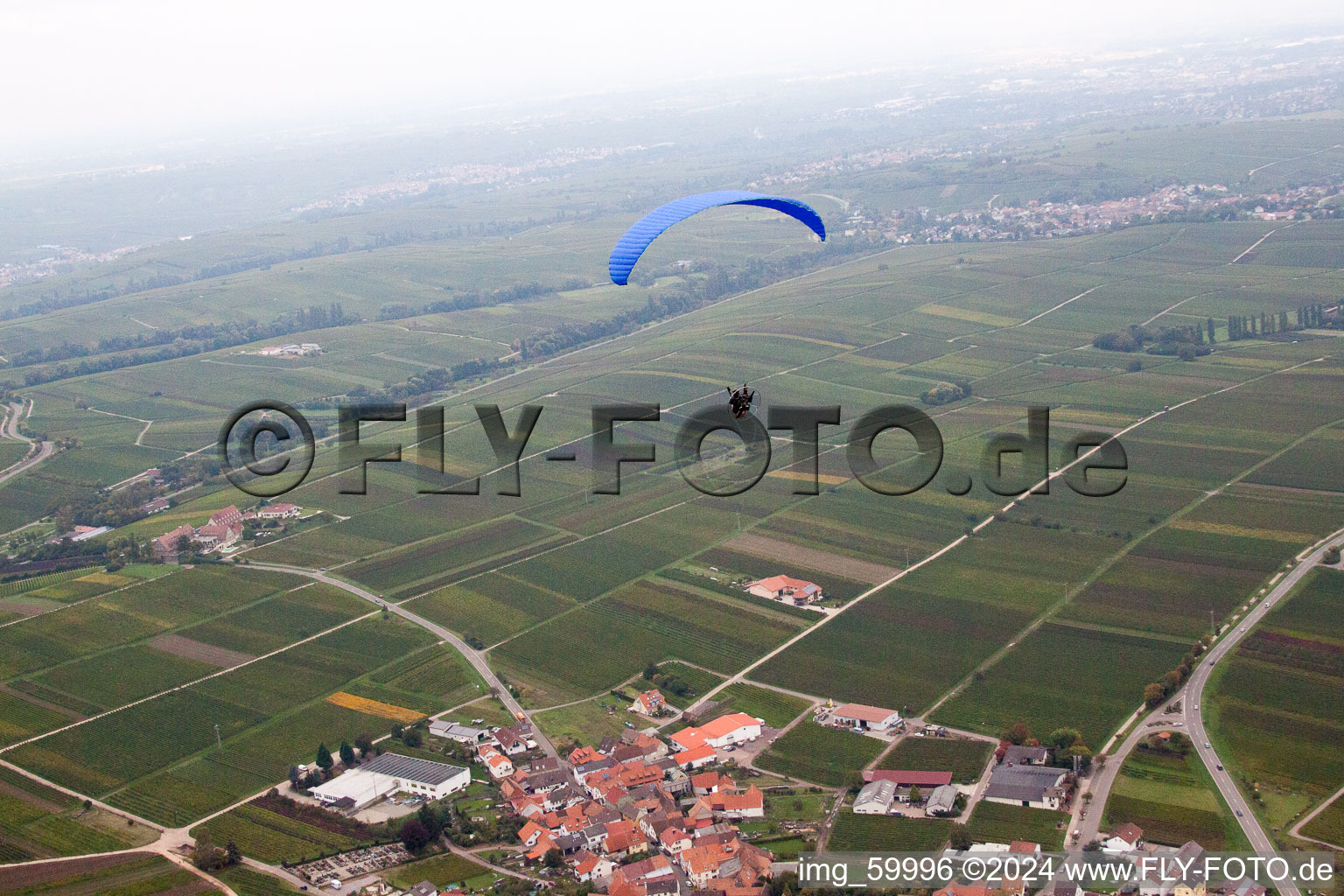 Eschbach in the state Rhineland-Palatinate, Germany from a drone