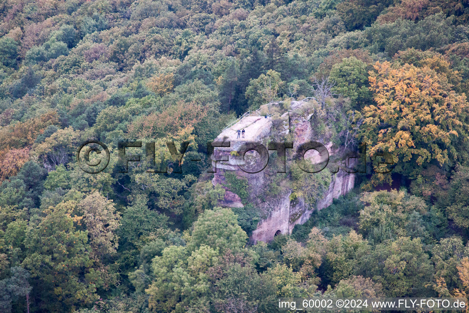 Ruins of Neukastell in Ranschbach in the state Rhineland-Palatinate, Germany