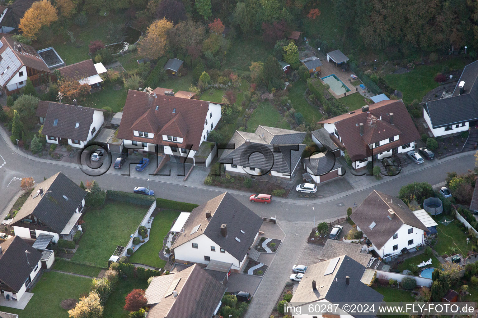 Drone image of Rülzheim in the state Rhineland-Palatinate, Germany