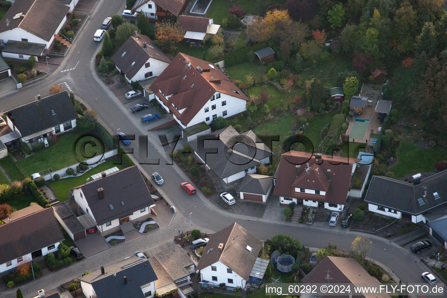 Aerial photograpy of Rülzheim in the state Rhineland-Palatinate, Germany