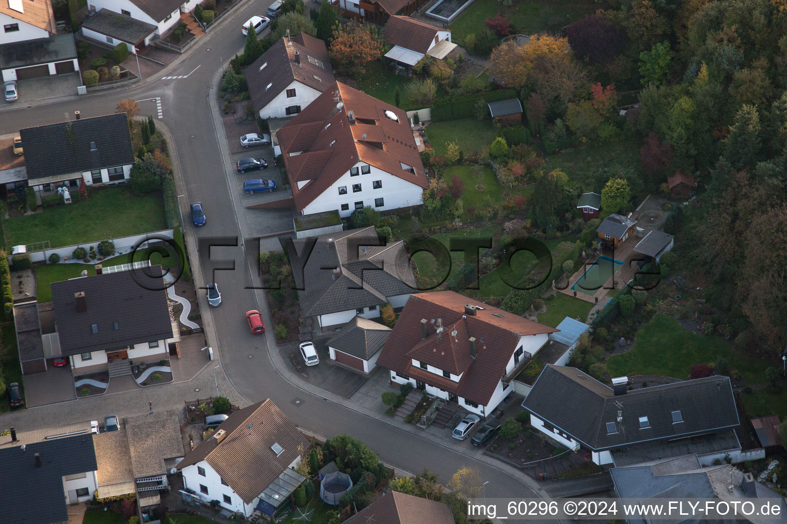 Rülzheim in the state Rhineland-Palatinate, Germany seen from above