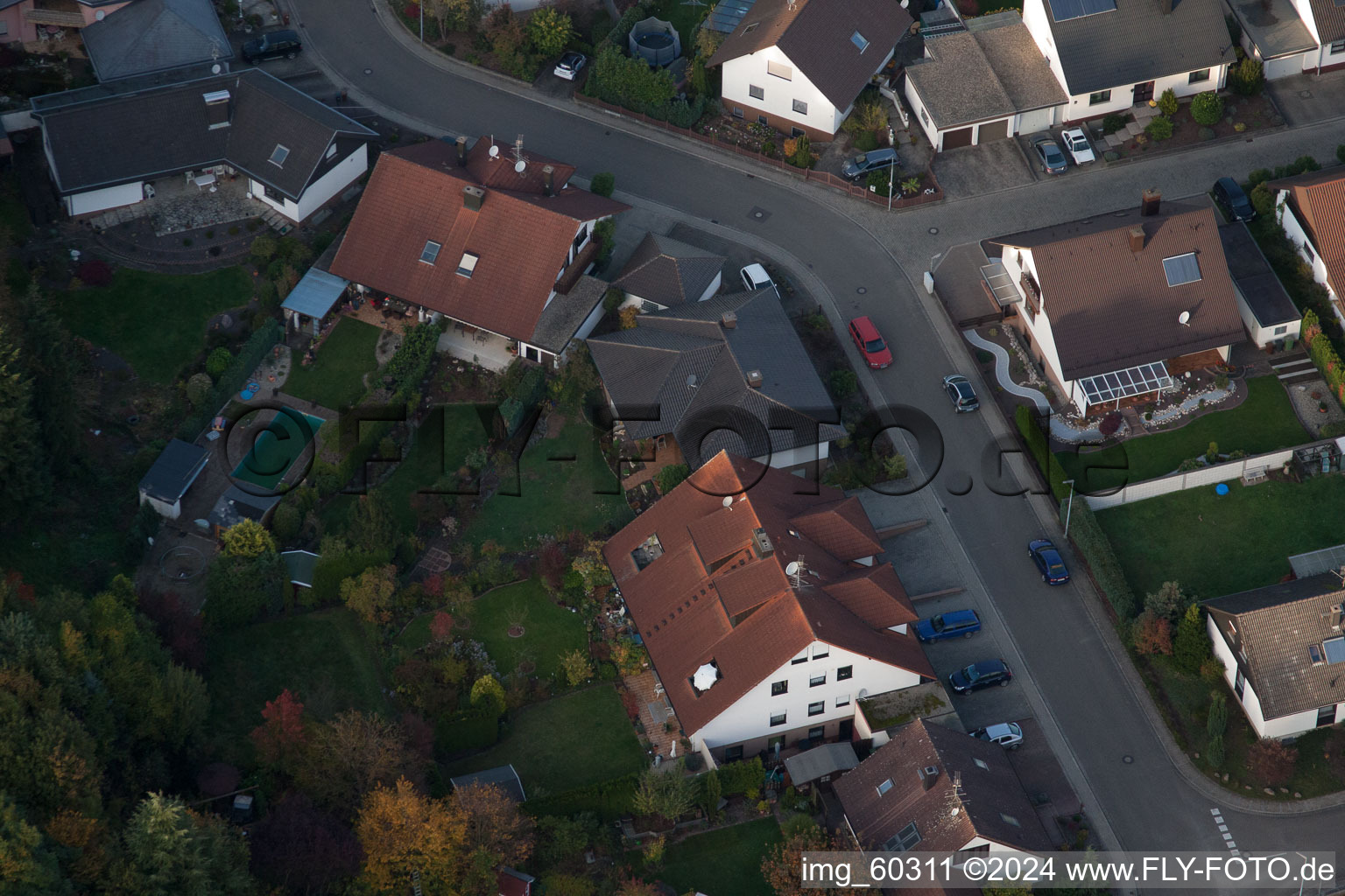 Rülzheim in the state Rhineland-Palatinate, Germany out of the air