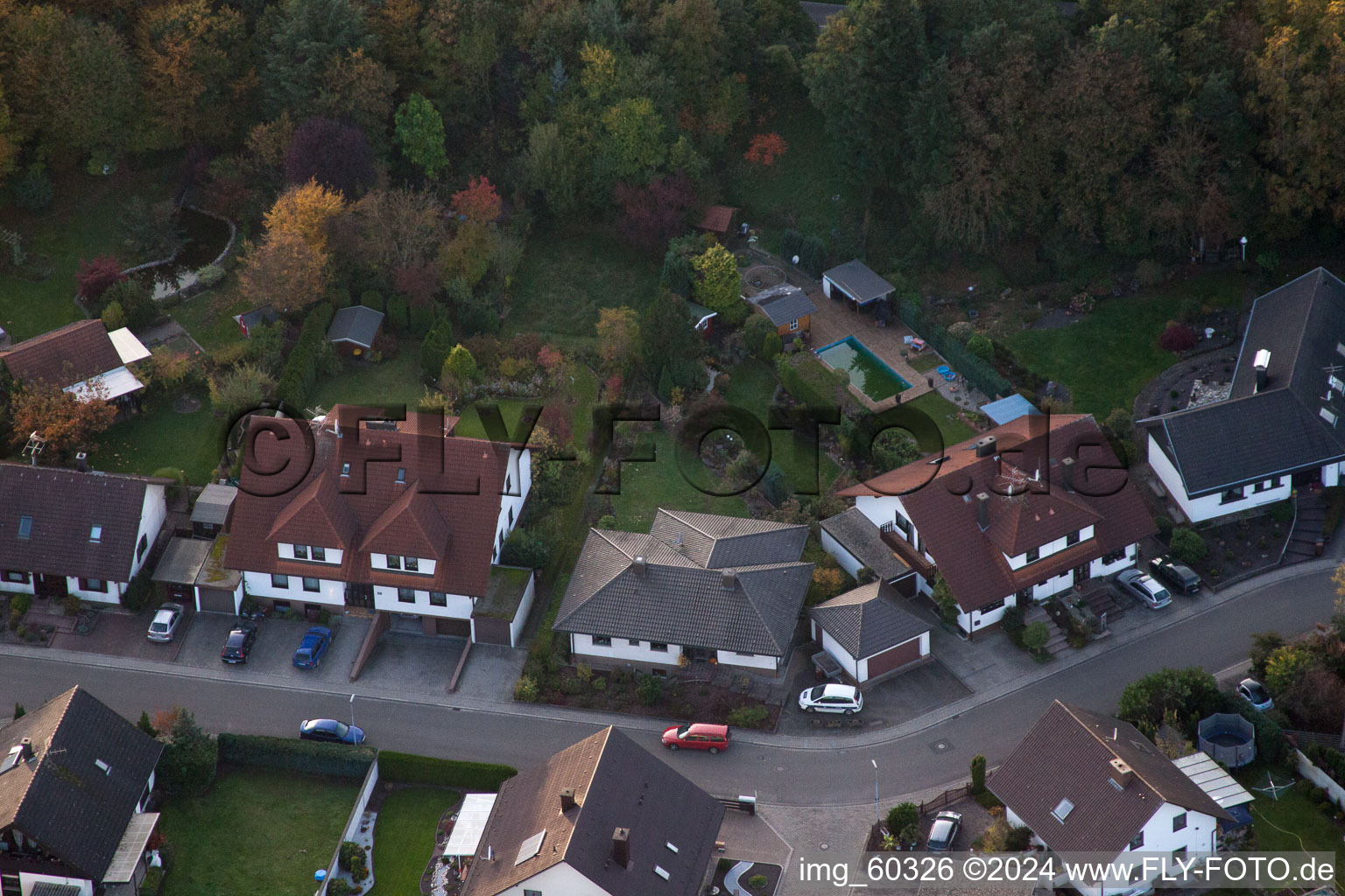 Aerial photograpy of Rülzheim in the state Rhineland-Palatinate, Germany