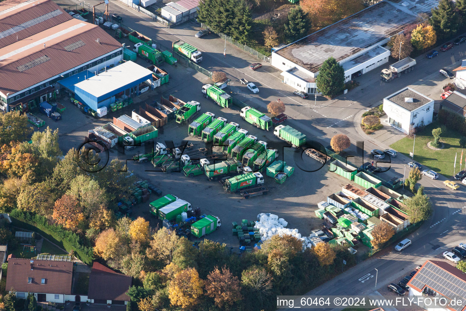 Aerial photograpy of S in Rülzheim in the state Rhineland-Palatinate, Germany