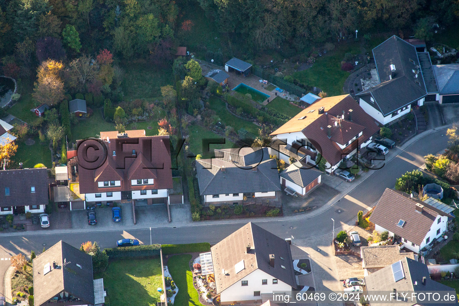 S in Rülzheim in the state Rhineland-Palatinate, Germany out of the air