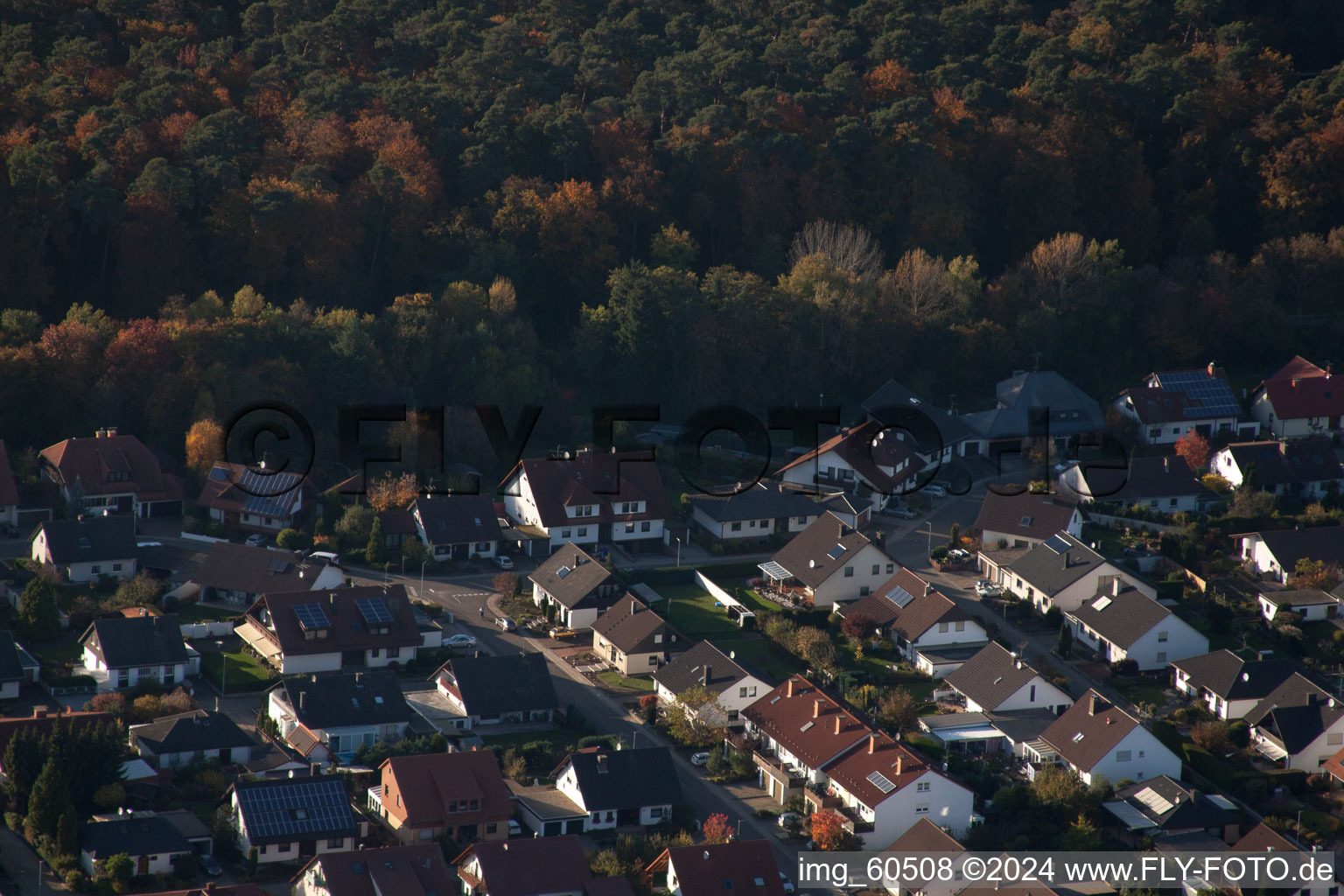 S in Rülzheim in the state Rhineland-Palatinate, Germany from a drone