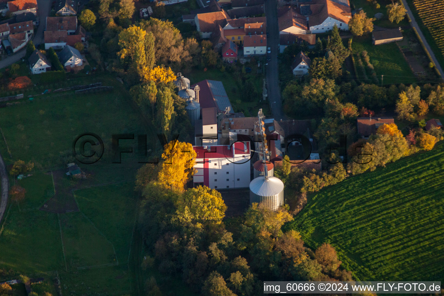 Bischoff mill seen from above