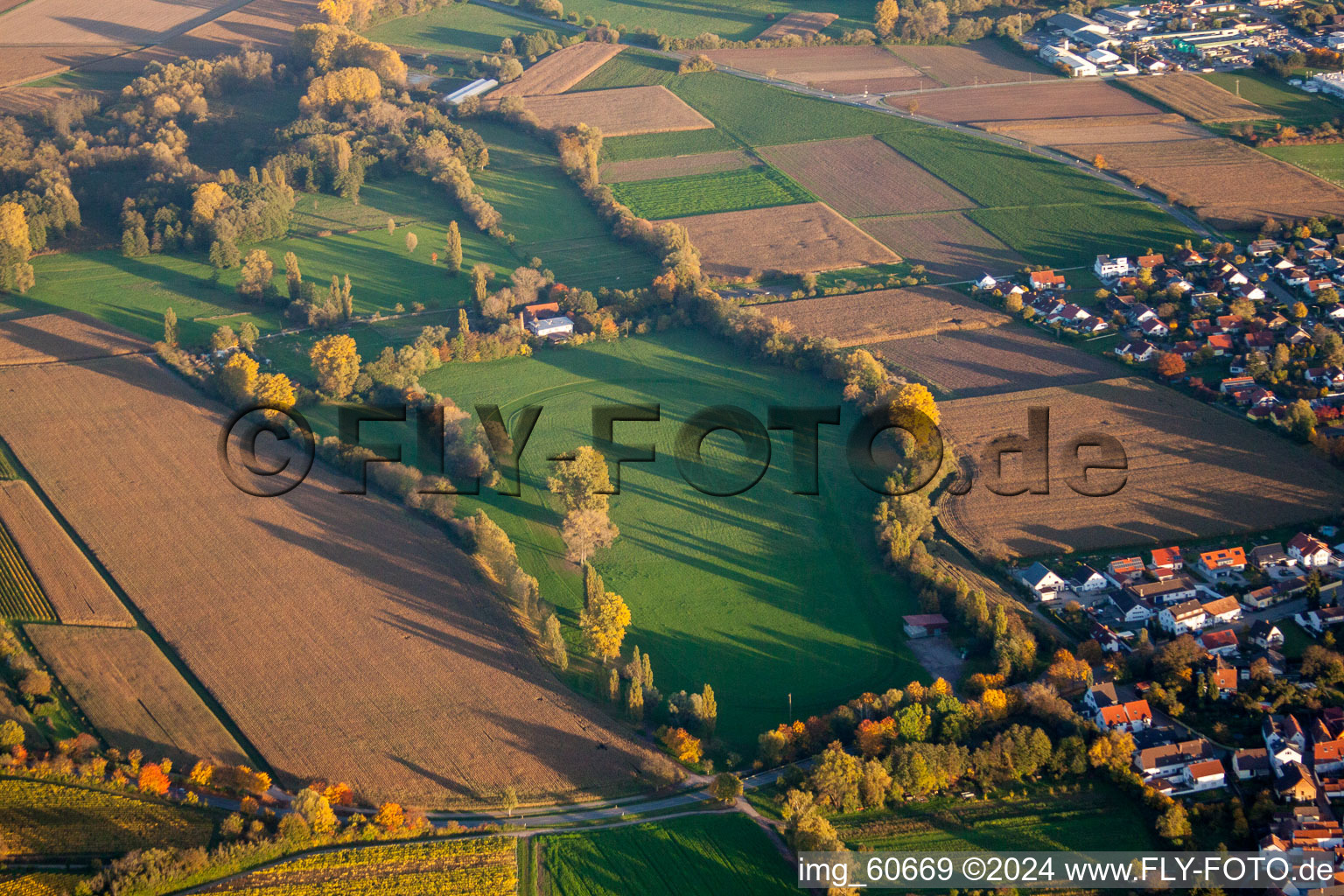 Racetrack in the district Billigheim in Billigheim-Ingenheim in the state Rhineland-Palatinate, Germany