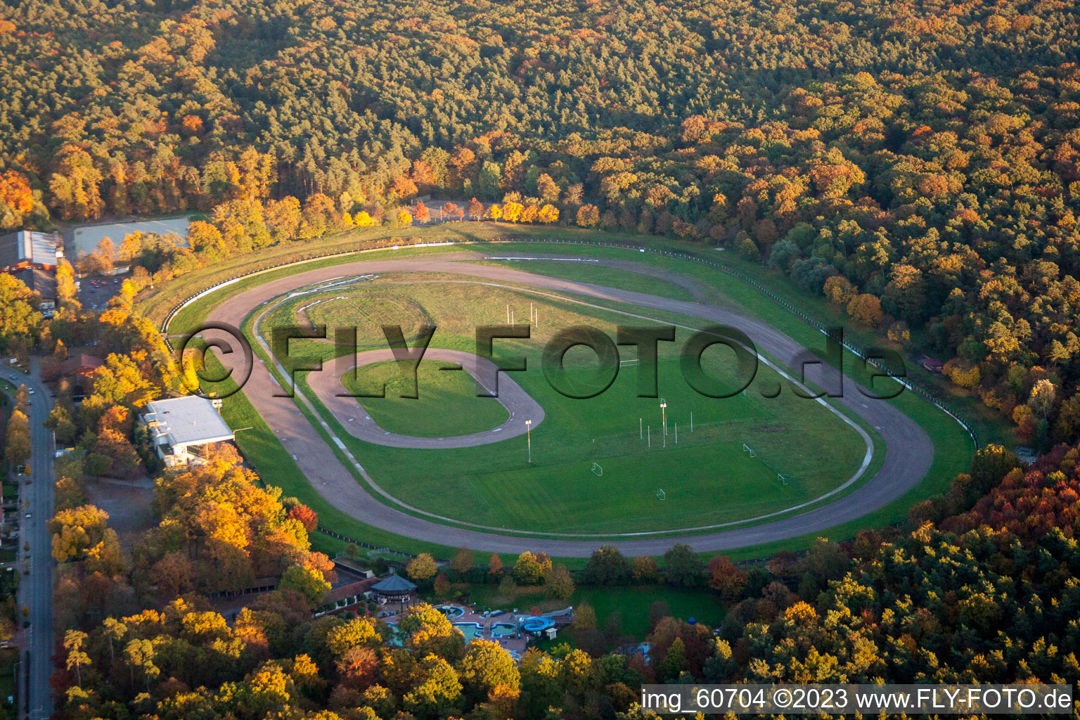 Drone recording of District Herxheim in Herxheim bei Landau in the state Rhineland-Palatinate, Germany