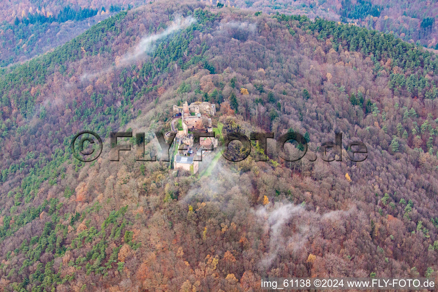 Eschbach in the state Rhineland-Palatinate, Germany from above