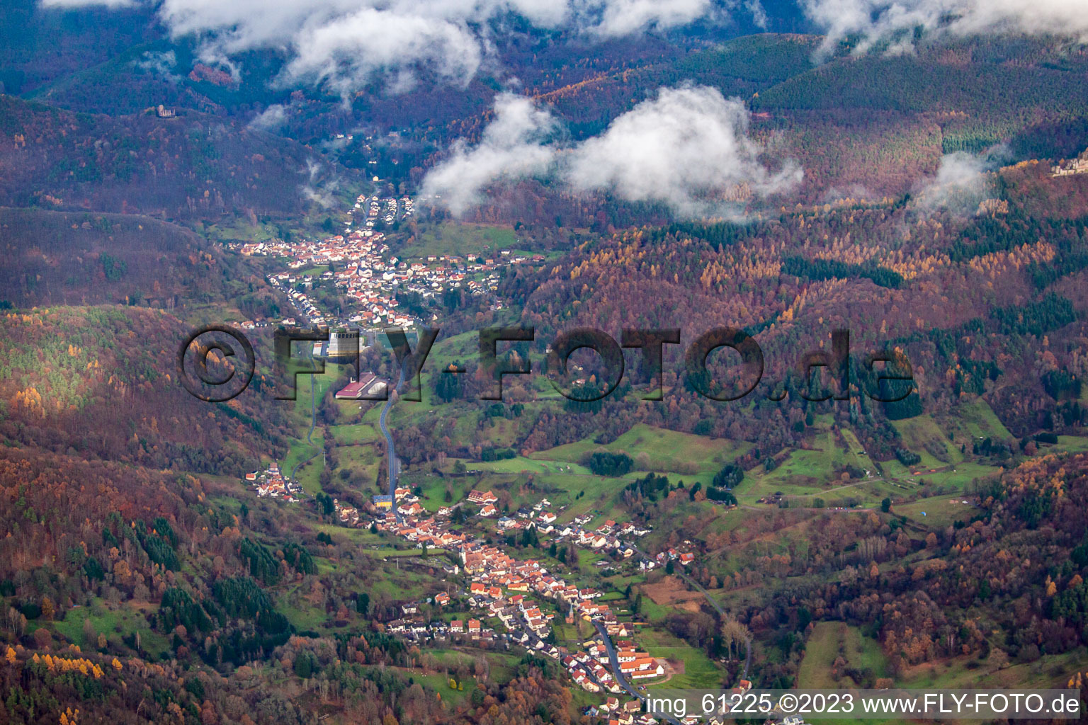 Dernbach Valley in Dernbach in the state Rhineland-Palatinate, Germany