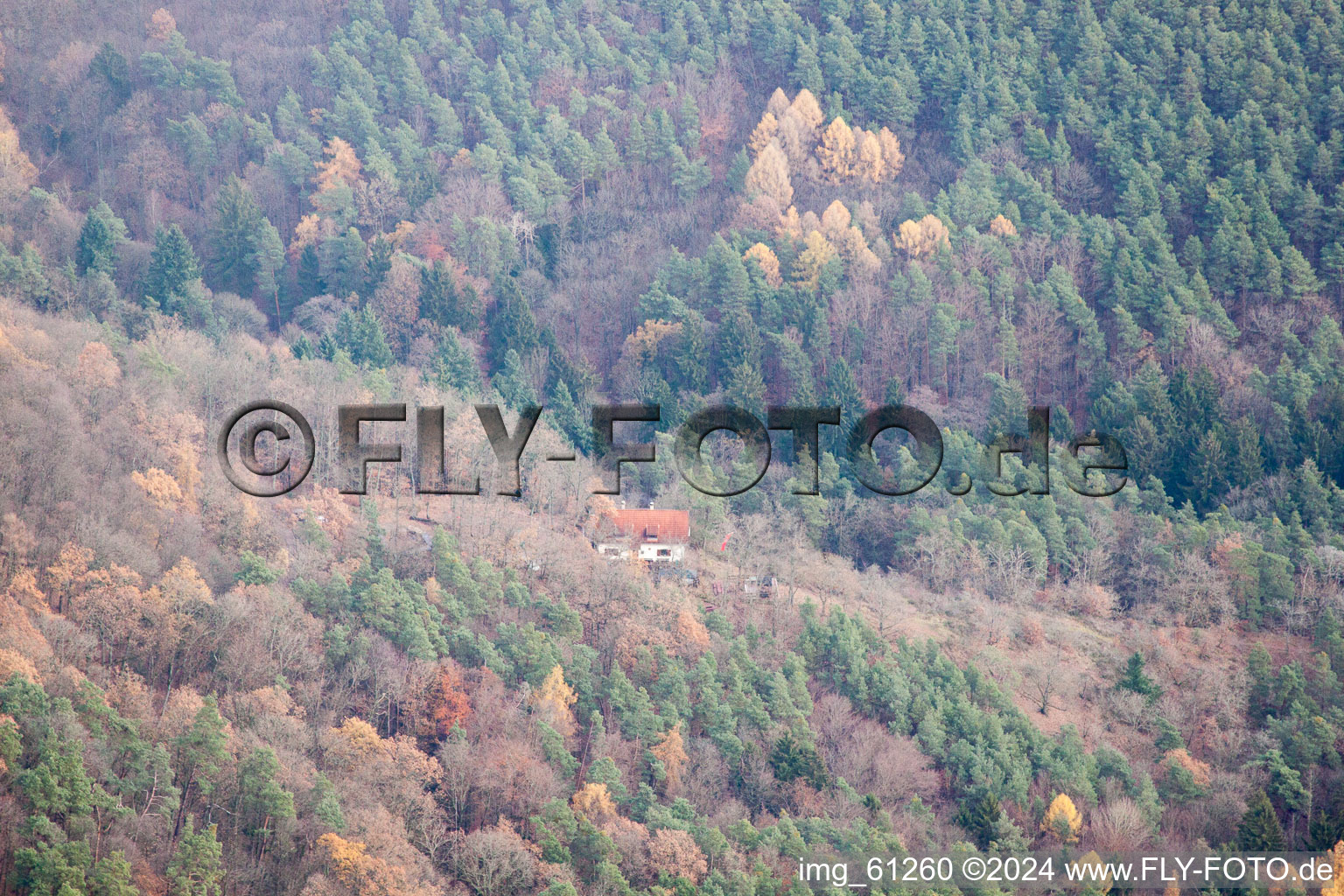 Albersweiler in the state Rhineland-Palatinate, Germany viewn from the air